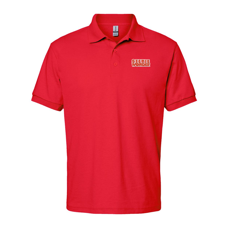 Men's Stevie-Wonder Gildan Dry Blend Jersey Polo